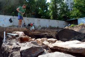В центре Воронежа археологи обнаружили артефакты