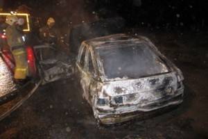 В Воронеже и области за ночь сгорели пять автомобилей