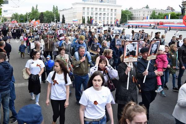 В День Победы по центральным улицам Воронежа  вновь пройдёт «Бессмертный полк»