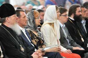 На концерте хора мальчиков в Благовещенском соборе  побывала семья губернатора