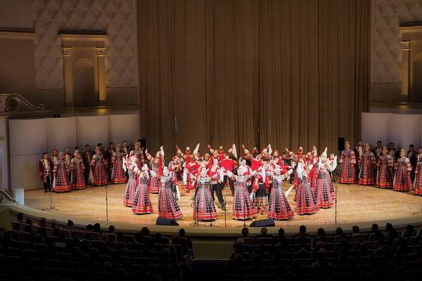 Воронежский хор дал юбилейный концерт в Москве