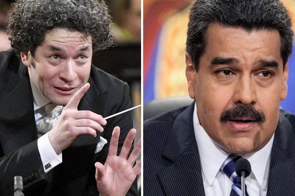 Президент Венесуэлы Николас Мадуро обрушился с критикой на всемирно известного дирижёра Густаво Дудамеля