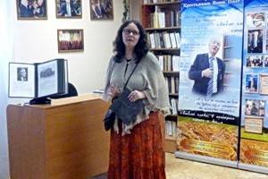 Лауреат Исаевской премии Елена Дудукина встретилась с читателями в библиотеке имени Егора Исаева