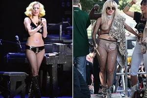Леди Гага дохуделась до больницы и резкого набора веса