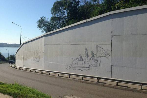 Мэрия Воронежа решила порадовать горожан новым масштабным граффити