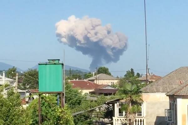 При взрыве склада боеприпасов в Абхазии пострадали двое воронежских туристов