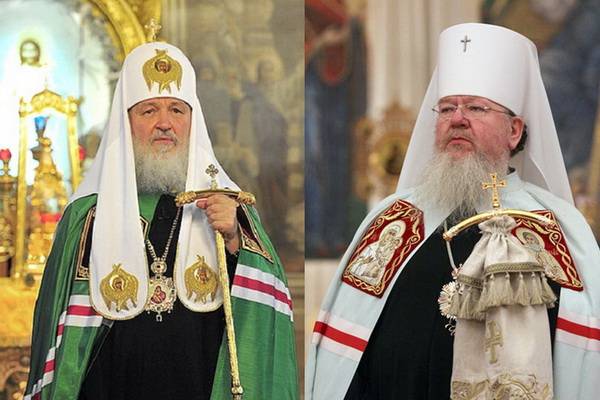 Патриарх Кирилл поздравил митрополита Сергия с 35-летием архиерейской хиротонии