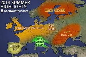 Метеорологи дали прогноз на лето-2014 для Европы и России: жара и засуха