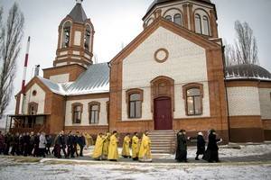 Митрополит Сергий освятил новый храм под Воронежем