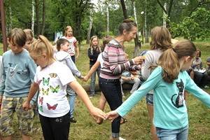 Библиотекари устроили день игр в детском лагере под Воронежем