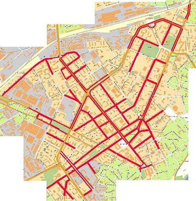 Карта платных парковок в воронеже