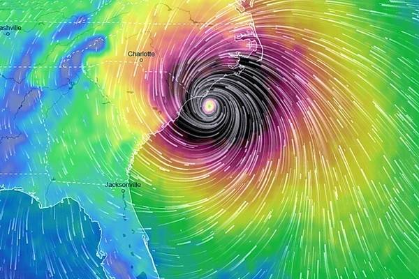 Ураган «Ирма» ударит по США  в районе границы Северной и Южной Каролины?