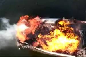 В Воронеже при взрыве прогулочного катера в огне погибли три человека