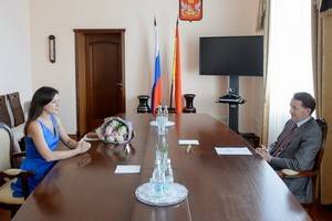 Ирина Лунгу приехала в отпуск в Воронеж и обсудила с губернатором возможность проведения оперного фестиваля