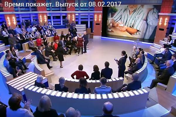 Елена Малышева разбушевалась на программе «Время покажет» и кинулась на Артёма Шейнина