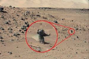 Марсоход «Кьюриосити» сфотографировал марсианина?