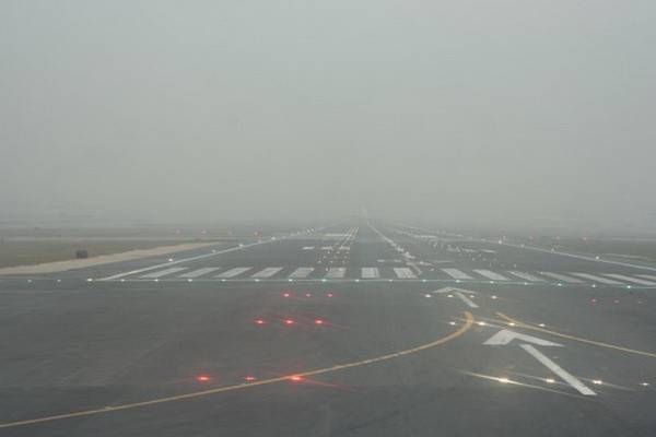 Над Воронежем сгустился туман, в аэропорту начались задержки рейсов