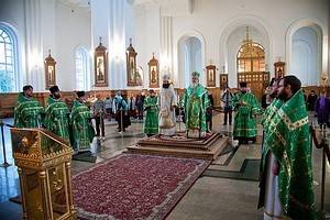 Празднование Дня города началось с молебна в Благовещенском кафедральном соборе