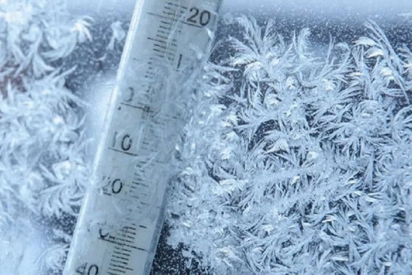 В ночь на 1 декабря температура в Воронеже упала до рекордного уровня