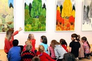 Областной художественный музей имени И.Н. Крамского объявил о бесплатном посещении экспозиции школьниками и дошкольниками