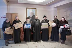 Воскресные школы Воронежской митрополии получили оборудование, приобретённое за счёт средств, собранных в ходе Рождественского вечера
