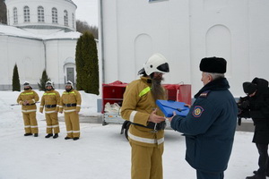 В знаменитом монастыре под Воронежем создана добровольная пожарная команда