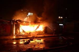 В Воронеже по ночам стали гореть продовольственные киоски и павильоны
