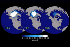 Из-за повышения температуры в Арктике климат средних широт пойдёт вразнос