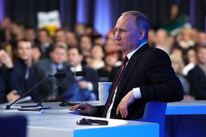 Пресс-конференция Владимира Путина и другие рейтинги телевизионной недели 17-23 декабря