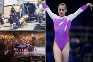 Трёхкратная Олимпийская чемпионка по гимнастике упала с высоты во время циркового представления