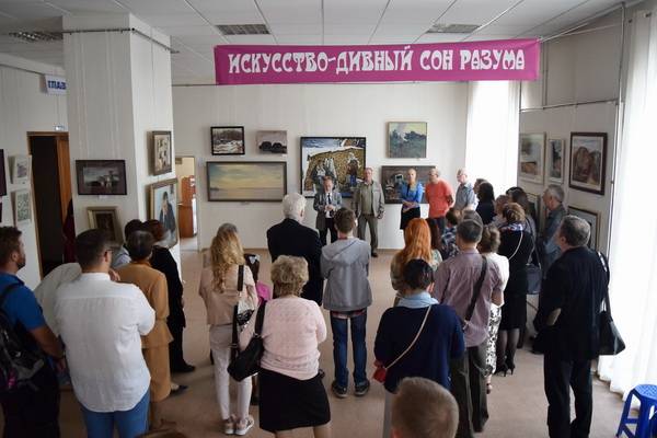 Открылась выставка «Сокровенный человек», которую воронежские художники посвятили Андрею Платонову и приурочили к фестивалю