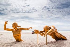 В Австралии завершился ежегодный фестиваль пляжной скульптуры