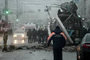После взрыва  в троллейбусе Волгоград охватила паника