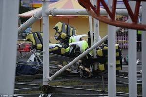 В парке развлечений близ Глазго с десятиметровой высоты  упала  тележка «русских горок», пострадали 11 человек