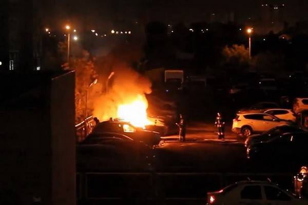 В Воронеже ночью сожгли «Форд Экоспорт»