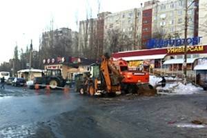 Из-за коммунальной аварии в Воронеже без воды остались 55 тысяч человек
