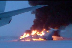 Ту-154 с группой «На-На» на борту загорелся и взорвался в Сургуте