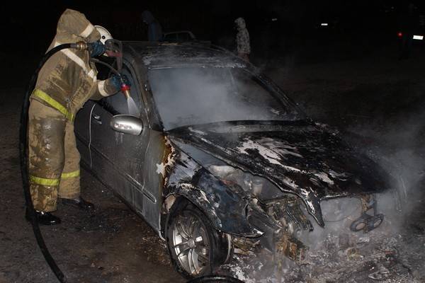 Под утро Воронеже снова сгорела иномарка, автомобили  в городе и области  пылают каждую ночь