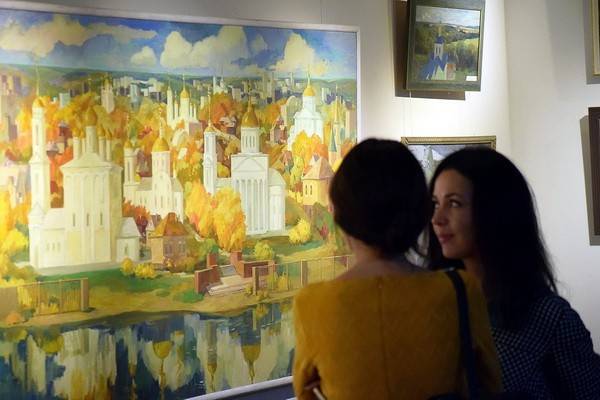 В Воронеже открылась  выставка «Православное зодчество в творчестве воронежских художников»