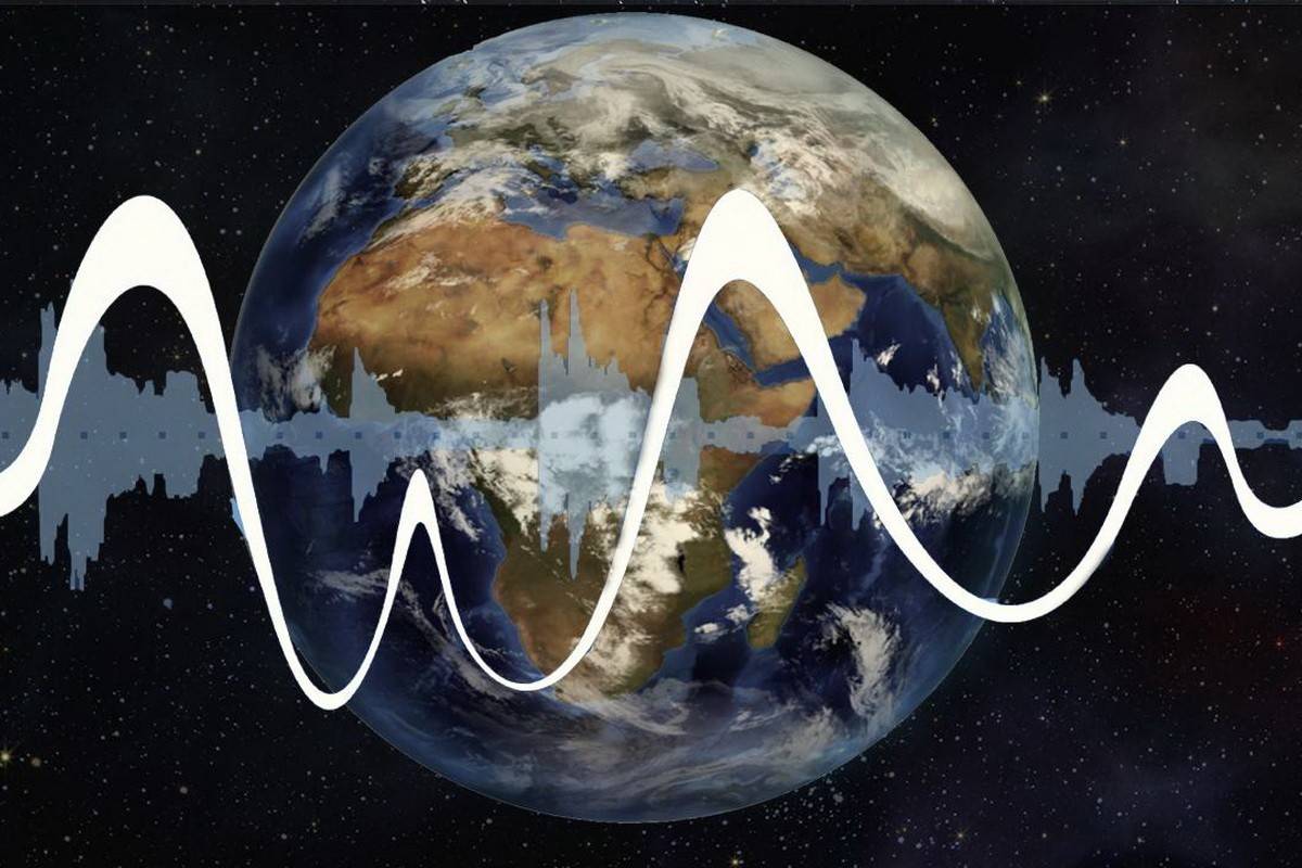 Звуки планет. Звуки земли. Гул земли. Шум земли. Звук земли с космоса.