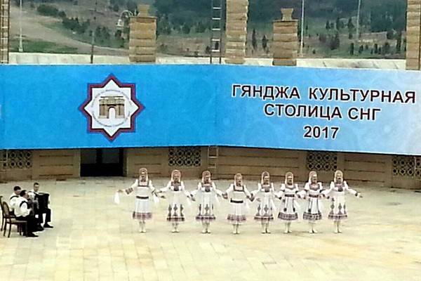 «Воронежские девчата» выступили в Азербайджане на открытии проекта «Гянджа – культурная столица СНГ»