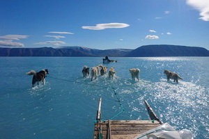 Фото дня: в Гренландии не осталось льда и снега?