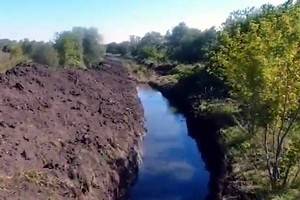 По факту слива озера Круглое в пригороде Воронежа возбуждено уголовное дело