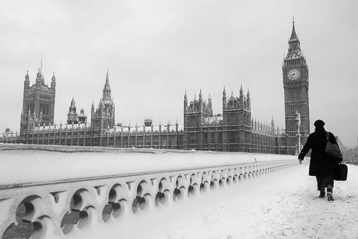Зима в великобритании