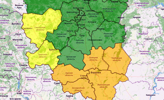 Адрес черноземье. Центральное Черноземье на карте России. Карта центрального Черноземья с областями.