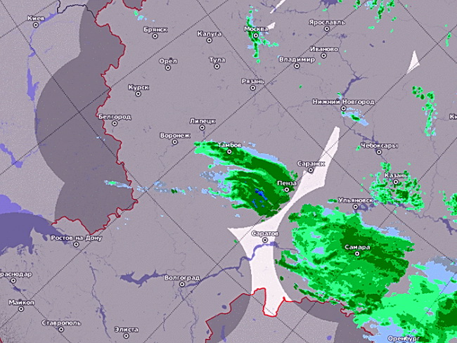 Карта дождя в реальном времени воронеж