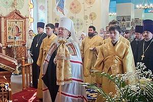 Митрополит Сергий освятил еще один восстановленный  в Воронежской области храм