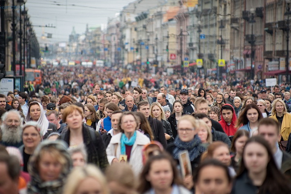 Численность населения городов-миллионников России на 1 января 2019 года