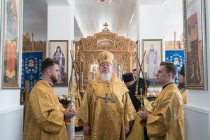 Митрополит Сергий освятил храм в честь Дивногорской иконы Божией Матери