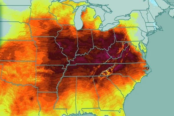 Перепады температуры в США становятся экстраординарными